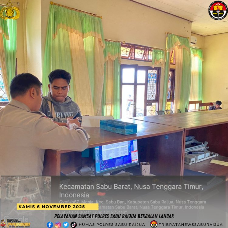 Pelayanan Samsat Polres Sabu Raijua Berjalan Lancar
