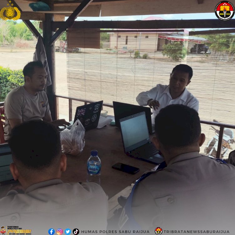 Anggota Humas Polres Sabu Raijua Laksanakan Sosialisasi Agen Kehumasan Polr
