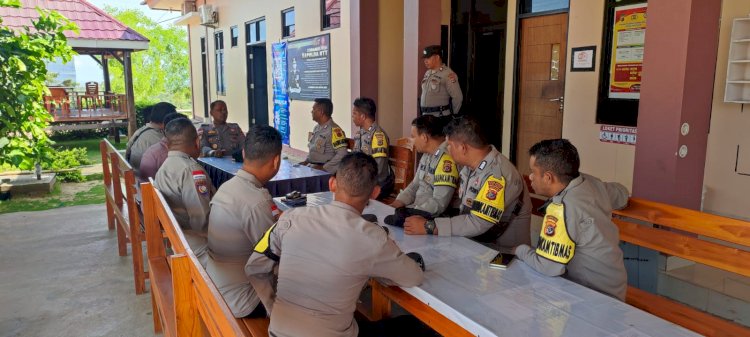 Kapolres Sabu Raijua Pimpin Anev Kegiatan Bhabinkamtibmas dalam Program CPCL Dukung Ketahanan Pangan