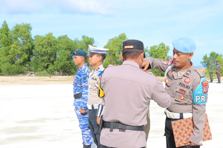 Polres Sabu Raijua Laksanakan Apel Gelar Pasukan Ops Zebra Turangga 2025