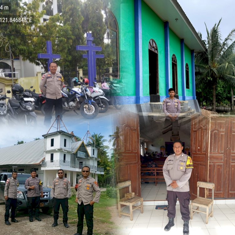 Polres Sabu Raijua Pastikan Pengamanan Ibadah Minggu Berjalan Aman dan Kondusif