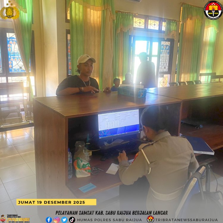 Pelayanan SAMSAT Kab. Sabu Raijua Berjalan Lancar