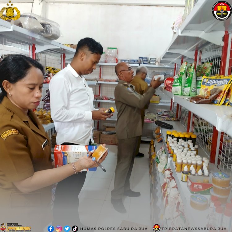 Pengawasan Barang Beredar Oleh Pemerintah Daerah Kab. Sabu Raijua Bersama Polres Sabu Raijua