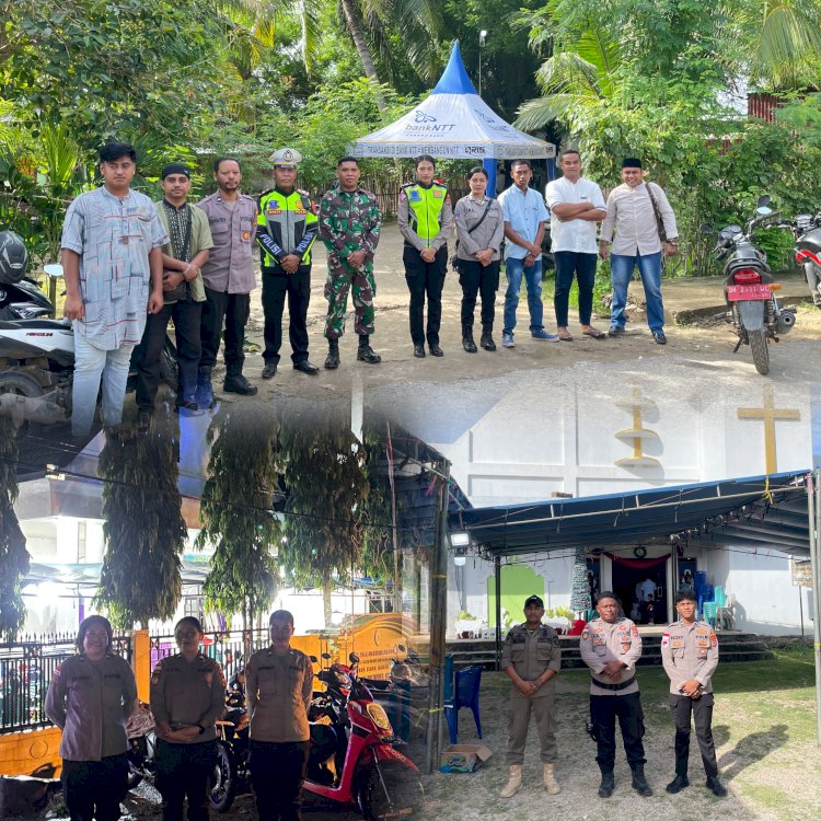 Polres Sabu Raijua Laksanakan Pengamanan Ibadah Natal 2025 di Seluruh Gereja