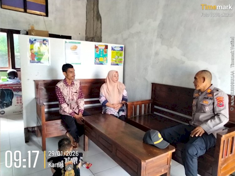 Kapolsek Sabu Barat Berikan Himbauan Waspada Cuaca Ekstrem di TK dan SD Madrasah Ibtidaiyah An-Nur