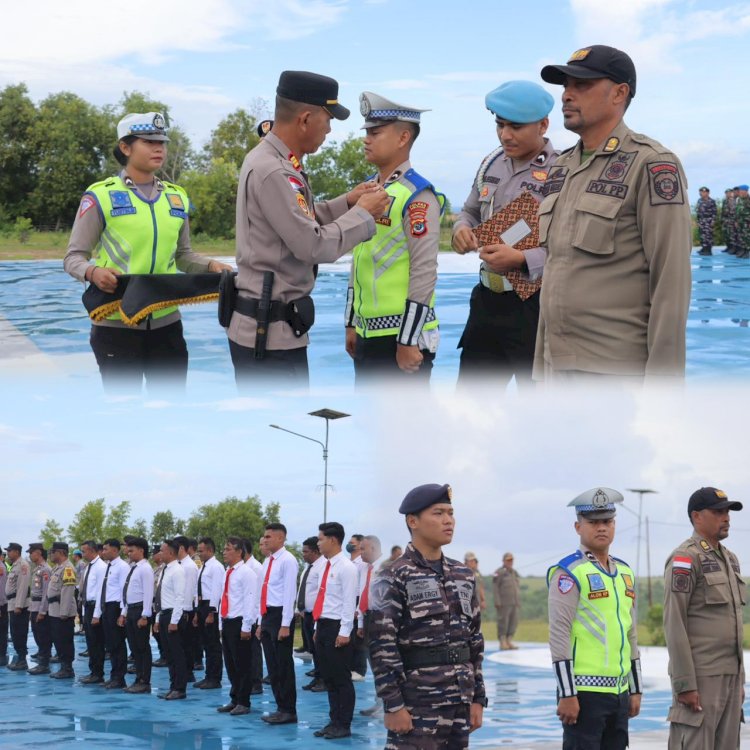 Polres Sabu Raijua Gelar Apel Operasi Keselamatan Turangga 2026