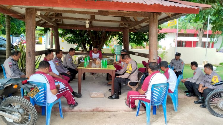 Polsek Sabu Barat Gelar Sosialisasi UU Nomor 1 Tahun 2023 tentang KUHP untuk Tingkatkan Profesionalisme Anggota