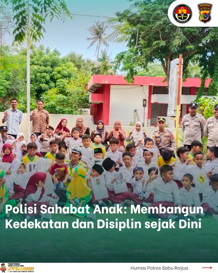 Polisi Sahabat Anak: Membangun Kedekatan dan Disiplin sejak Dini