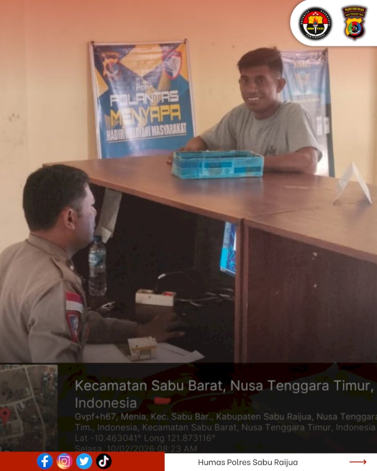 Pelayanan SAMSAT Polres Sabu Raijua Berjalan Lancar dan Profesional
