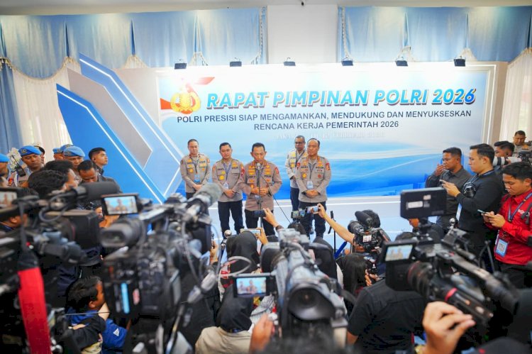 Beri Arahan di Rapim Polri, Kapolri Tegaskan Dukung-Kawal Penuh Program Pemerintah 