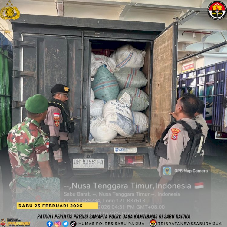 Patroli Perintis Presisi Samapta Polri: Jaga Kamtibmas di Sabu Raijua