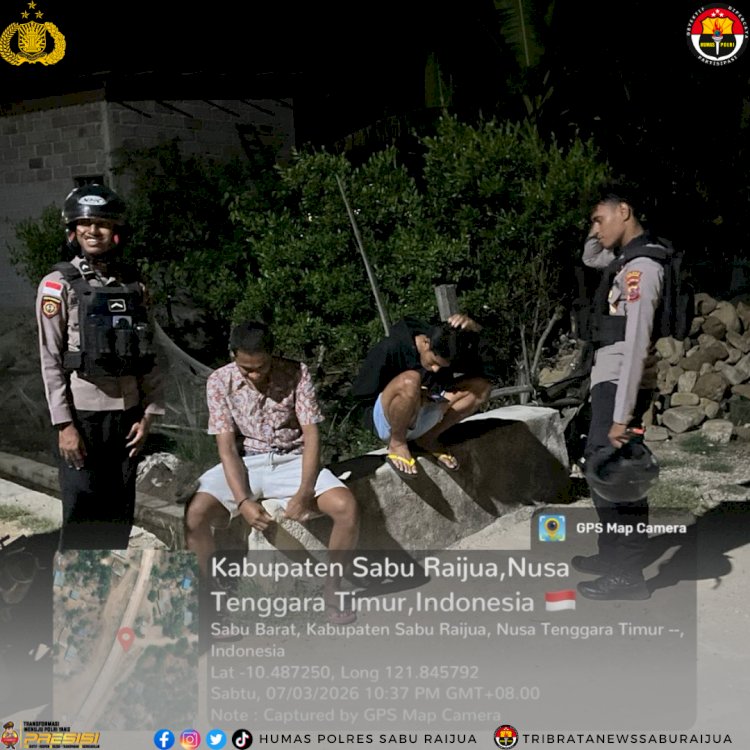 Polres Sabu Raijua Tingkatkan Patroli dan Pengamanan untuk Kamtibmas yang Lebih Baik