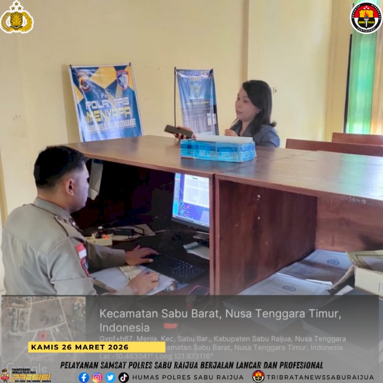 Pelayanan SAMSAT Polres Sabu Raijua Berjalan Lancar dan Profesional