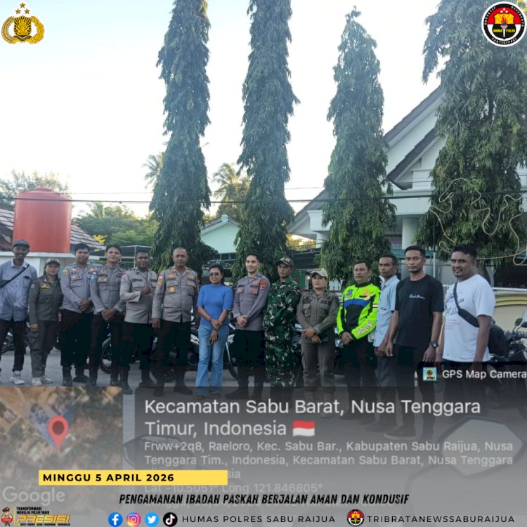 Pengamanan ibadah Paskah berjalan aman dan kondusif