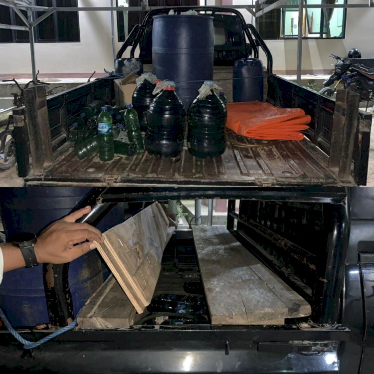 POLRES SABU RAIJUA GAGALKAN PENYALAH GUNAAN PENGANGKUTAN DAN/ATAU NIAGA BBM SUBSIDI JENIS PERTALITE, KERUGIAN NEGARA DITAKSIR CAPAI RP 180 JUTA
