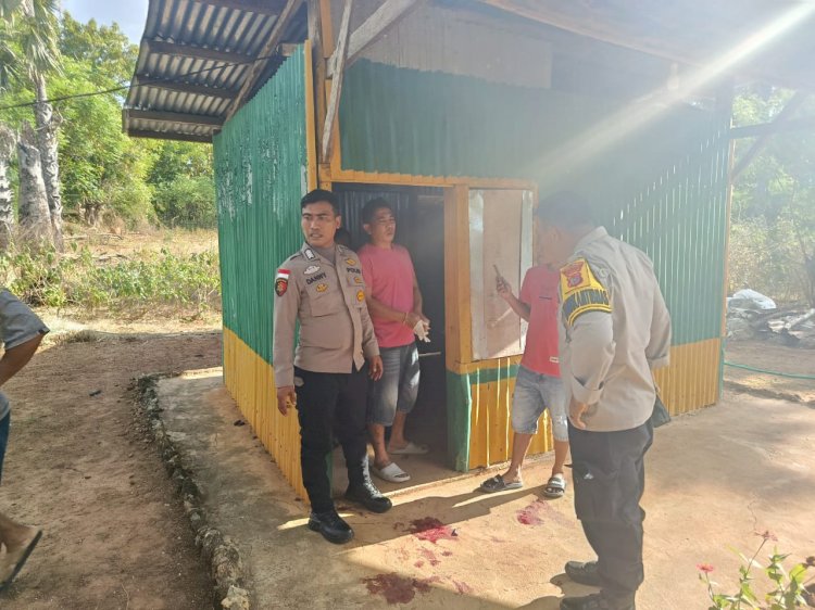 Respon Cepat Sat Reskrim Polres Sabu Raijua bersama Babhinkamtibmas Tangani Dugaan Percobaan Bunuh Diri di Desa Raeloro