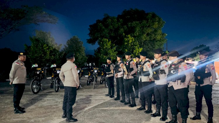 Patroli Perintis Presisi Sat Samapta Polres Sabu Raijua Intensif Jaga Kamtibmas dan Amankan Kegiatan KKR