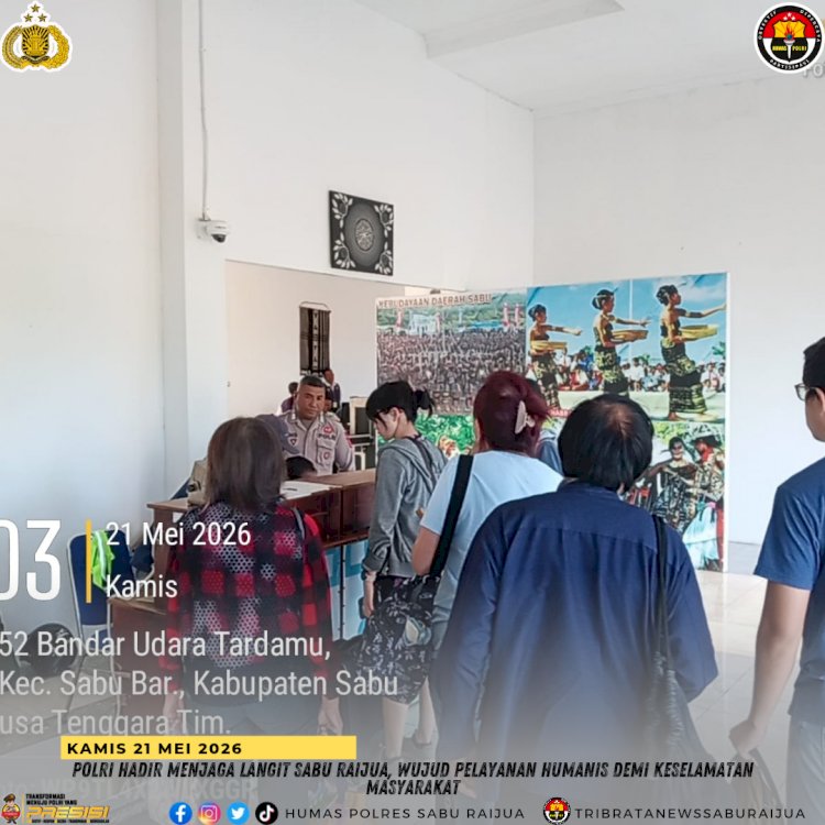 Polri Hadir Menjaga Langit Sabu Raijua, Wujud Pelayanan Humanis Demi Keselamatan Masyarakat