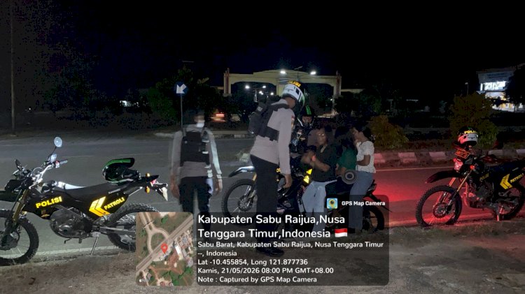 Polri Tidak Pernah Lelah Menjaga, Patroli Presisi Hadir untuk Keamanan Sabu Raijua