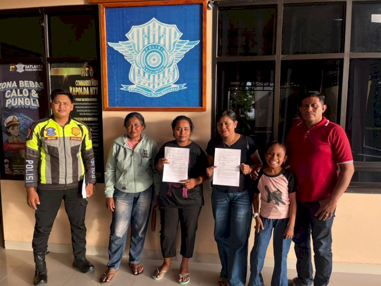 Penyelesaian Kasus Laka Lantas Tunggal di Sabu Barat Berlangsung Damai