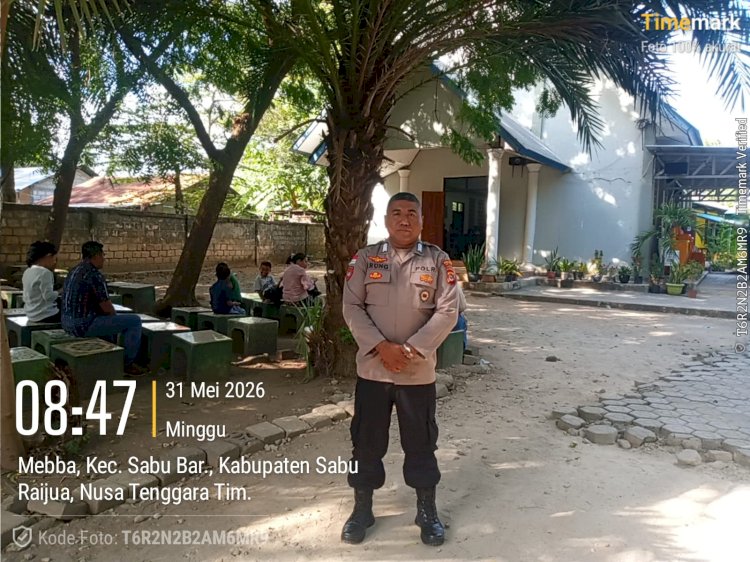 Polri Hadir Mengabdi, Pengamanan Ibadah Minggu di Gereja Santo Paulus Seba Berlangsung Aman dan Khidmat