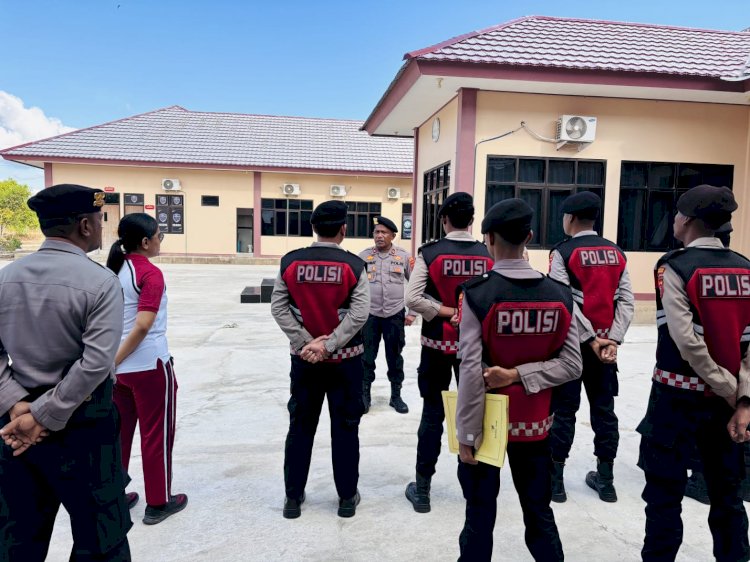 Kasat Samapta Berikan Arahan kepada Personel, Tekankan Disiplin dan Profesionalisme dalam Bertugas