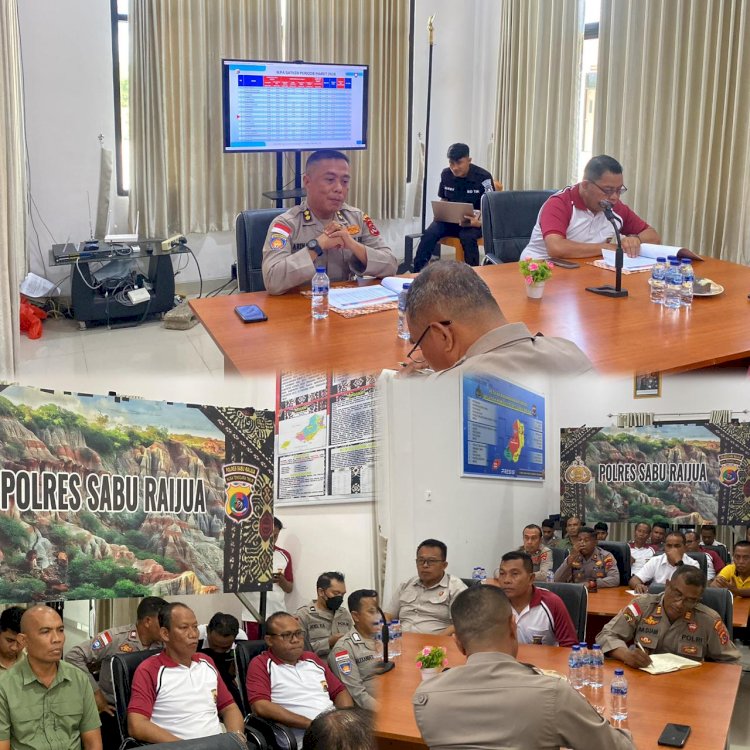 Polres Sabu Raijua Terima Supervisi Bidang Keuangan Polda NTT, Dorong Tertib Administrasi dan Akuntabilitas