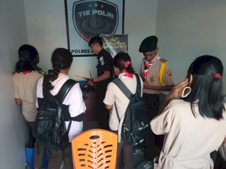 Satuan Binmas Polres Sabu Raijua Bekali Saka Bhayangkara dengan Pengetahuan Teknologi Informasi dan Komunikasi