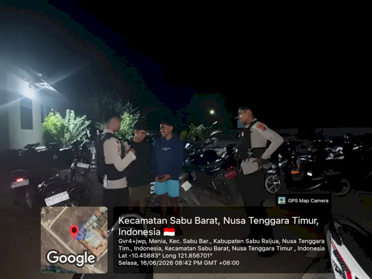 Dari Pelabuhan hingga Lapangan Futsal, Sat Samapta Polres Sabu Raijua Pastikan Situasi Aman dan Tertib