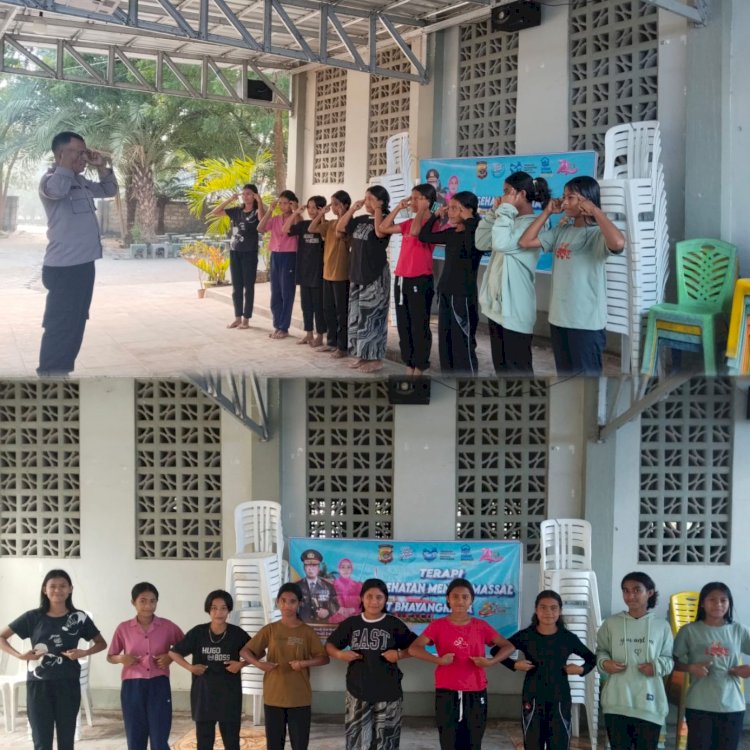 Pulihkan Semangat dan Energi Positif, Polres Sabu Raijua Gelar Terapi USEFT bagi Penghuni Asrama Putri Paroki St. Paulus Seba