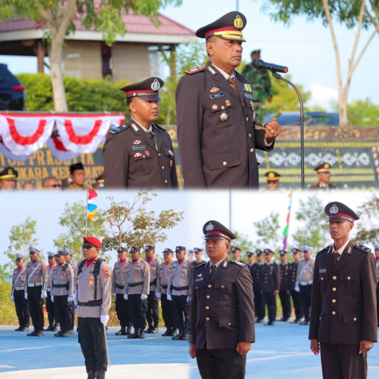 Mengabdi untuk Negeri, Polres Sabu Raijua Peringati Hari Bhayangkara ke-80 dengan Penuh Khidmat.