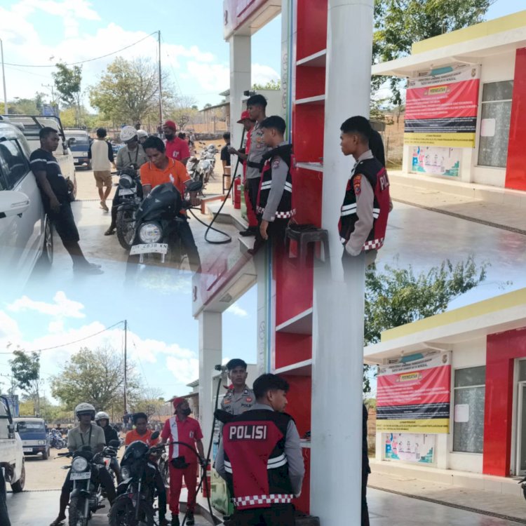 Patroli Perintis Presisi, Sat Samapta Polres Sabu Raijua pastikan distribusi BBM aman dan kondusif