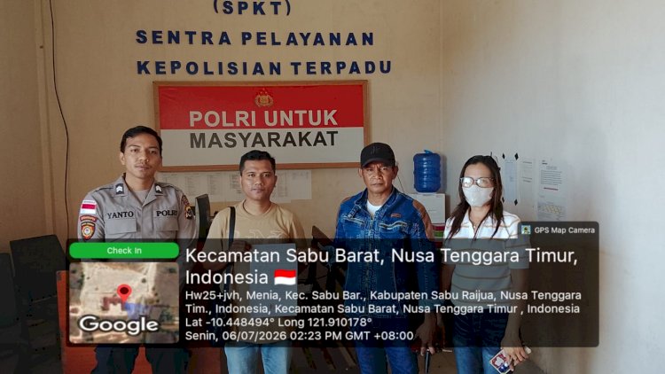 Damai Lebih Indah, SPKT Polres Sabu Raijua Mediasi Konflik Warga Hingga Tercapai Kesepakatan