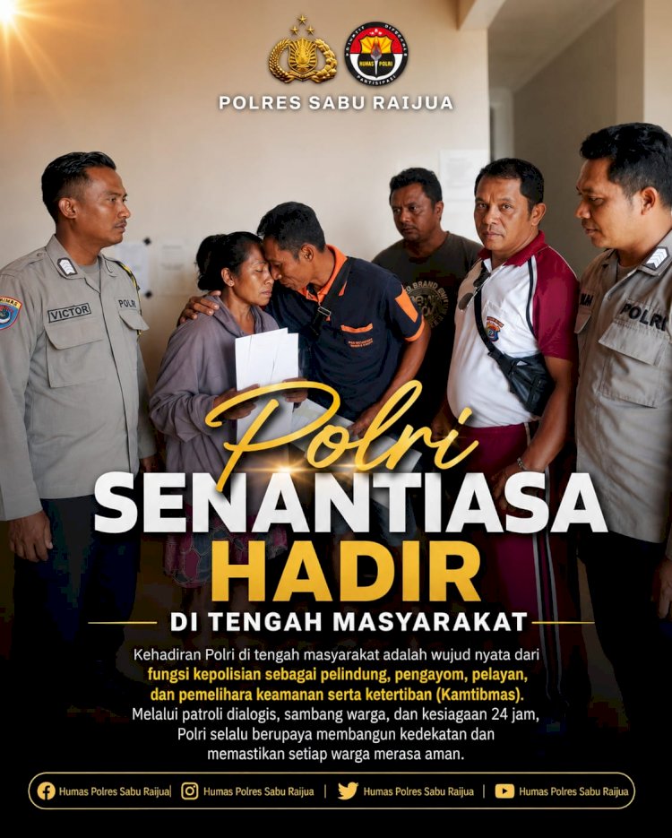 Sentuhan Humanis Bhabinkamtibmas, Perselisihan Warga Desa Eimadake Berakhir Damai Melalui Problem Solving