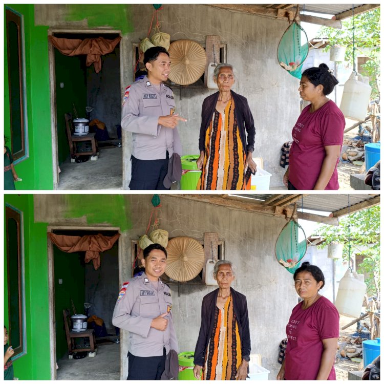 Bhabinkamtibmas Polres Sabu Raijua Ajak Warga Desa Dainao Jaga Kamtibmas dan Tingkatkan Kesadaran Hukum