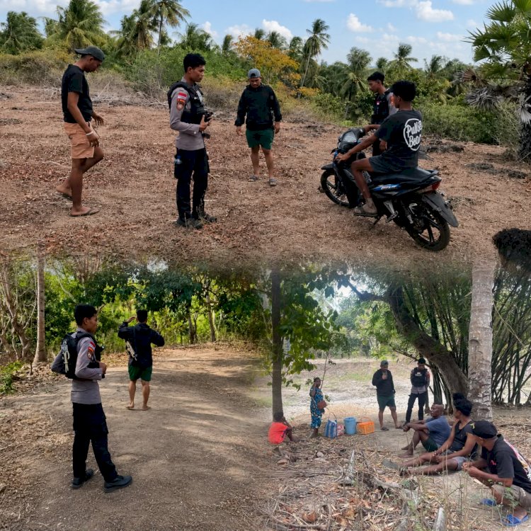 Patroli Presisi Sat Samapta Polres Sabu Raijua Bubarkan Aktivitas Judi Sabung Ayam, Wujudkan Kamtibmas Tetap Kondusif   