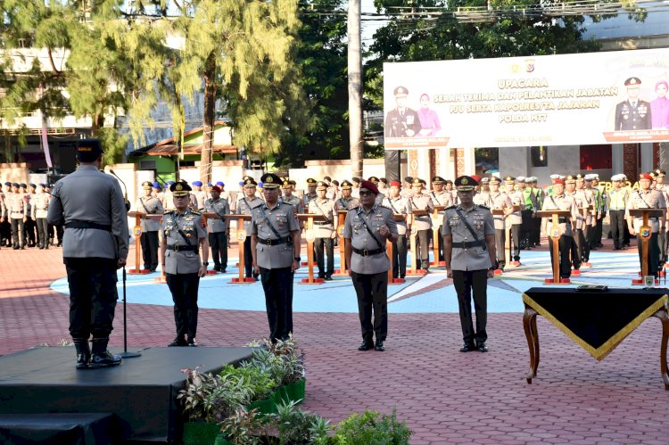 *Polda NTT Gelar Upacara Serah Terima dan Pelantikan Pejabat Utama serta Kapolres Jajaran*