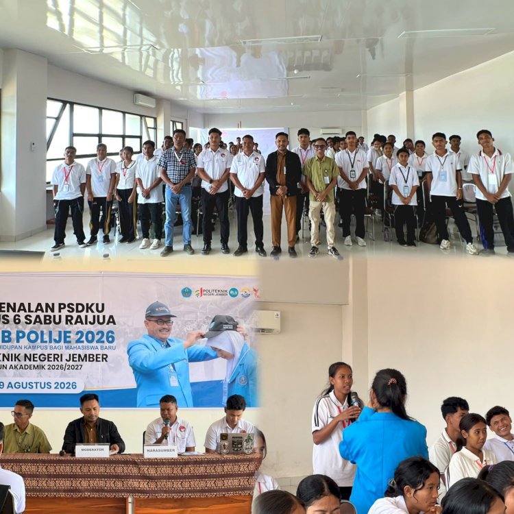 Bangun Kampus Aman dan Sehat, Polres Sabu Raijua Gelar Sosialisasi Anti Narkoba di PKKMB Polije   