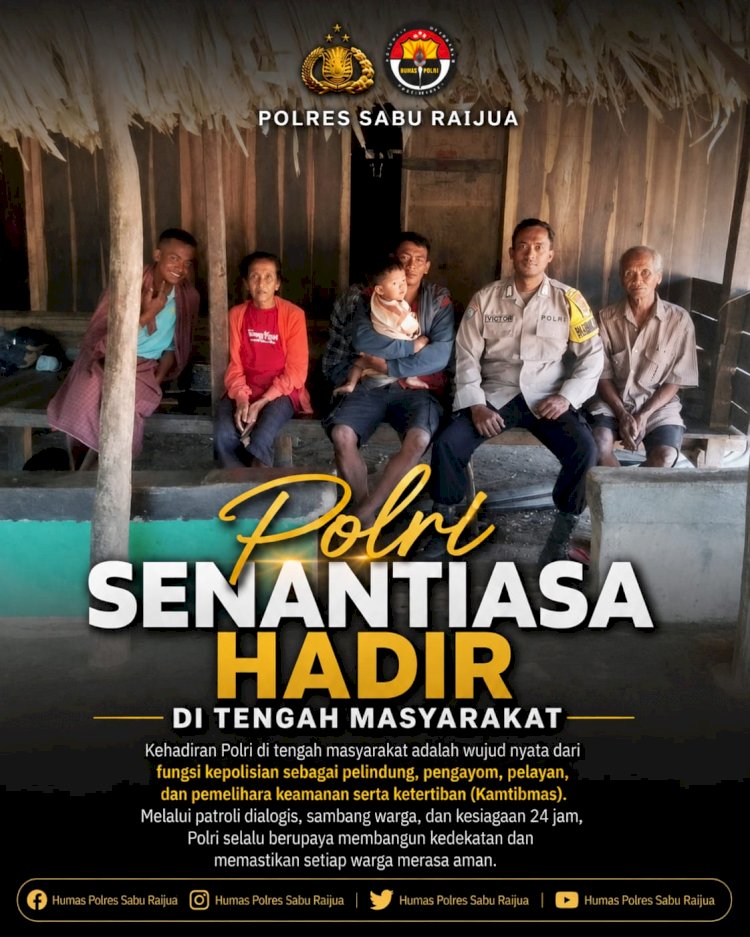 Bhabinkamtibmas Sambangi Warga Desa Tada, Ingatkan Bahaya Hantavirus dan Cegah Karhutla