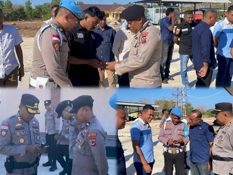 Berantas Judi Online, Polres Sabu Raijua Gelar Apel dan Cek Handphone Personel