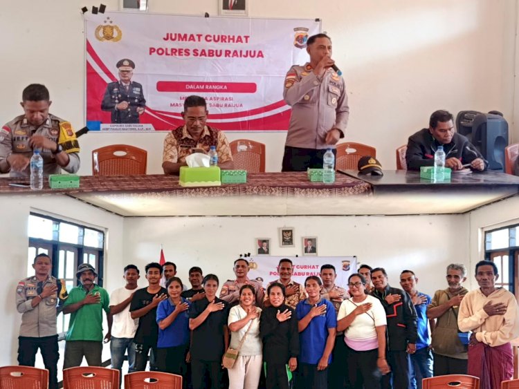 Polisi Datang, Warga Bicara: Jumat Curhat di Roboaba Jadi Ruang Cari Solusi Bersama