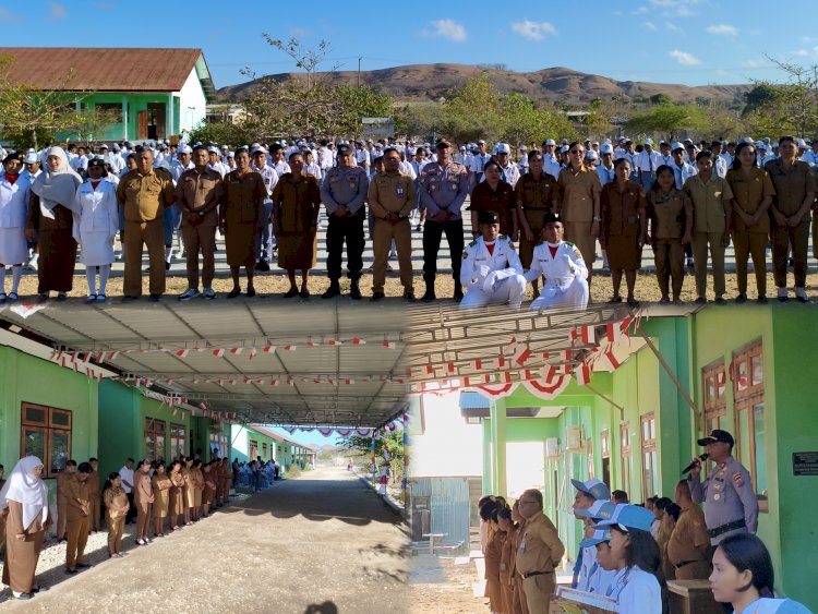 470 Pelajar SMA Negeri 1 Liae Dapat Edukasi Kamtibmas dari Polisi