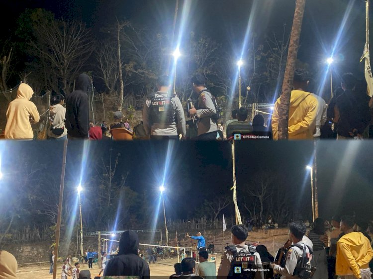 Tak Sekadar Berpatroli, Polisi Hadir Amankan Turnamen Bojo Labba Cup dan Sambangi Warga
