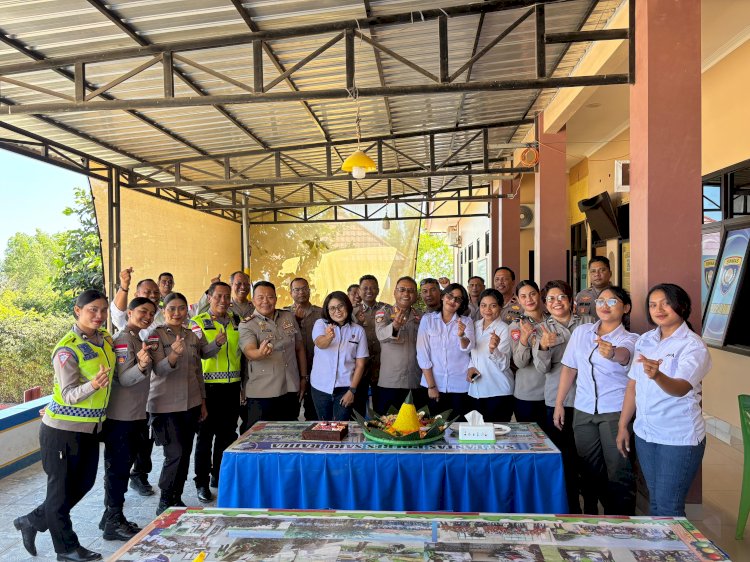Sederhana Namun Penuh Makna, Polres Sabu Raijua Peringati HUT Polwan ke-78
