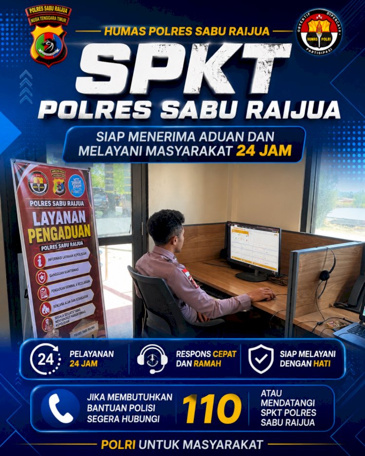 SPKT Polres Sabu Raijua Siap Melayani Masyarakat 24 Jam