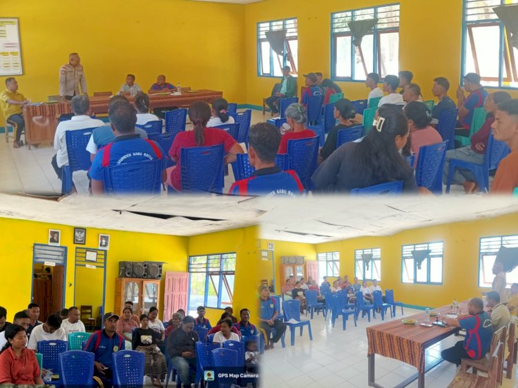 Jumat Curhat, Polsek Hawu Mehara Serap Aspirasi Warga Desa Lobohede