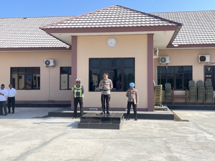 Bukan Sekadar Apel, Waka Polres Sabu Raijua Tekankan Kebersihan Ruang Tahanan dan Mako