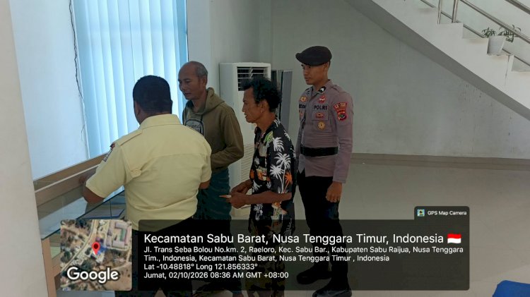 Pastikan Keamanan Perbankan, Sat Samapta Polres Sabu Raijua Laksanakan Pengamanan di Bank NTT