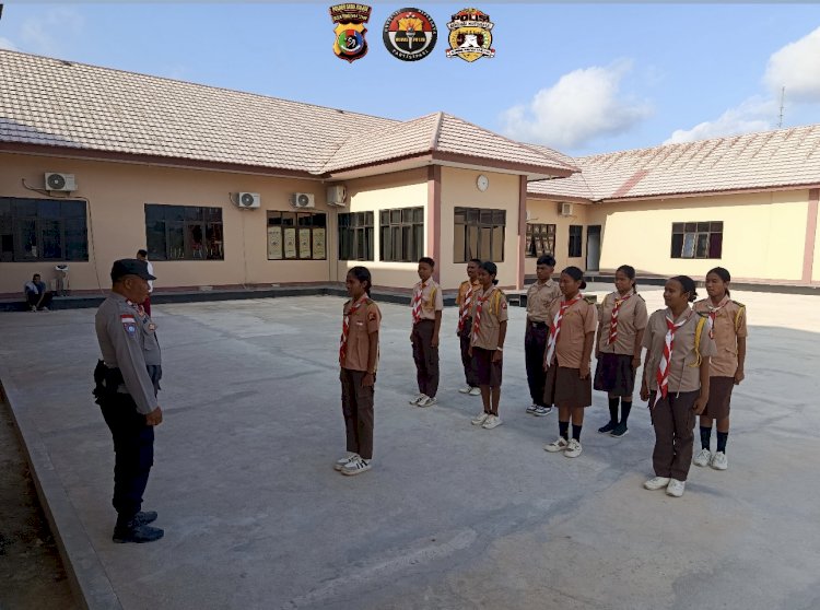 Asah Disiplin dan Ketangkasan, Saka Bhayangkara Sabu Raijua Dibekali Bela Diri Polri