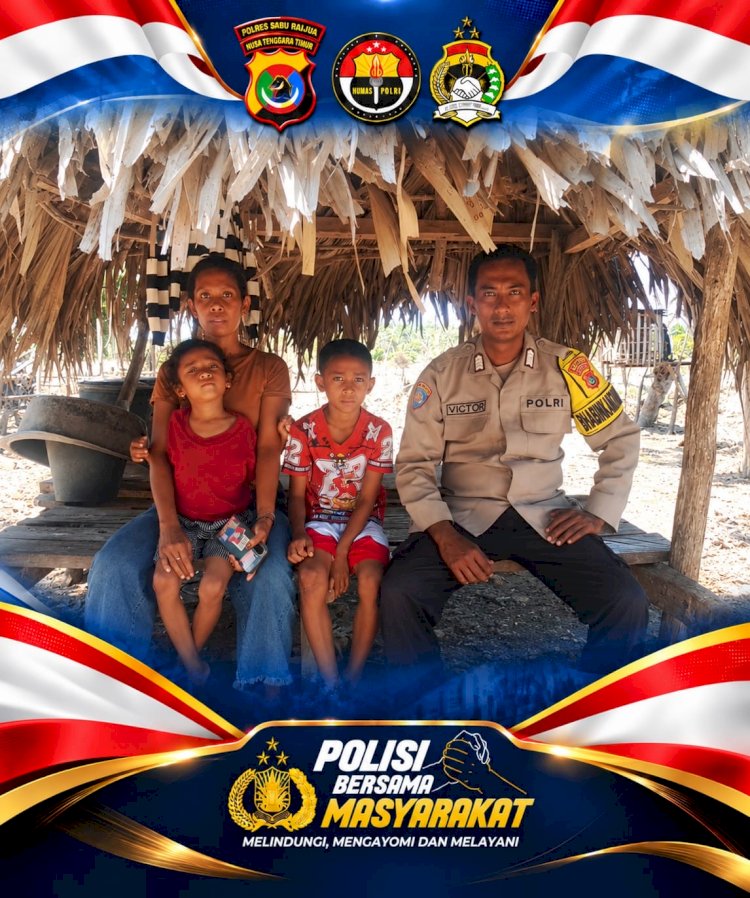 Polri Hadir di Tengah Masyarakat, Bhabinkamtibmas Desa Tada Ajak Warga Jaga Keamanan Lingkungan